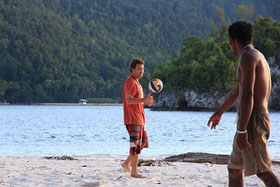 Barefoot Conservation volleyball match